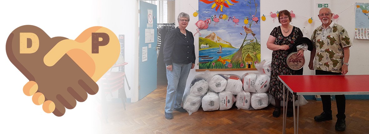 Bolton Community Trust Donation
DP is very grateful to the Bolton Community Kitchen for their kind donation of new duvets for service users in need. Find out more >

